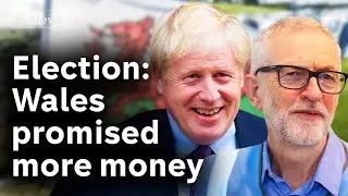 UK election: Johnson and Corbyn promise more money for Wales