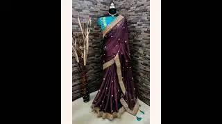 *NEW DESIGN*:- RANGOLI SILK saree WITH VARIOUS WORK PATTERN *BUS*:- BANGLORI SILK WITH WORK