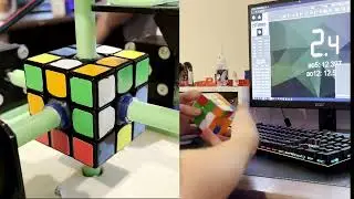 Can I beat a Rubik's Cube Robot in a Race?