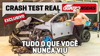 Mostramos TUDO o que você NUNCA VIU em um crash test de um carro