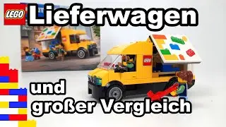 LEGO&reg; City 60500 Der LEGO Lieferwagen - Ein neues Mitglied der gelben Familie und Vergleich [Review]