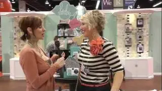 CHA 2012 - Heidi Swapp Demos Her New Color Mist Products and Curling Fringe Ribbon