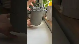 Broken Pottery #shorts #diy #diycrafts #repair #handmade #pottery #ceramics #fix