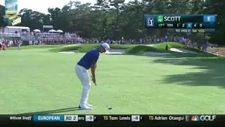 Adam Scott's Superb Golf Shots 2016 Barclays FedEx Cup Playoffs PGA Tournament