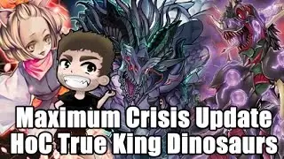 True King Dinosaur In Depth Deck Profile for Maximum Crisis - Anti True Draco Evolution!