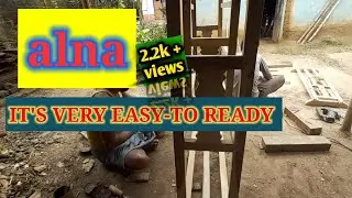 HOW TO MAKE A CLOTHES RACK!(ALNA)? very easy-to design single alna.