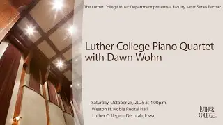 Luther College Piano Quartet with Dawn Wohn
