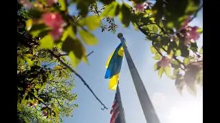 Watch Now: Ukraine flag raising ceremony in Roanoke's Freedom Plaza