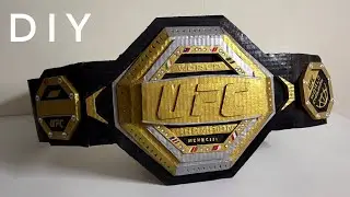 Как сделать пояс чемпиона UFC дома | Пояс чемпиона UFC своими руками