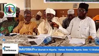 The Press Conference Organized By The Concerned Yoruba Muslim Scholars In Nigeria.