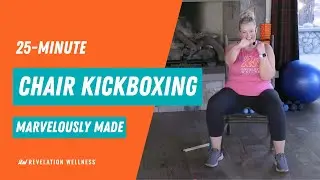 25-Minute Chair Kickboxing Workout!