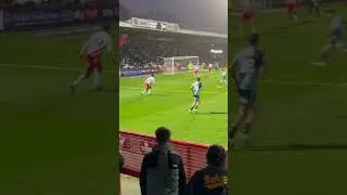 Wycombe&rsquo;s third goal against Stevenage #awayday #goals #wycombewanderers #stevenage @officialwwfc