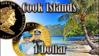 Cook Islands 1 dollar: my first gold-plated coin 😍