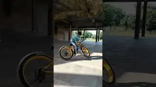 cycle reverse drift with fatbike🔥#reverse #cycle #drift #viral