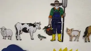 Old Macdonald farm animals #playbasedlearning #teacherlife #homeschooling #educationalplay