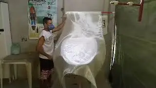 Laminação poliéster