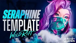 Seraphine League of Legends - Thumbnail Speed Art (+FREE TEMPLATE)