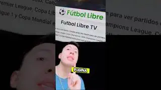 ⚠️CIERRAN LA P&Aacute;GINA DE FUTBOL LIBRE!⚠️⚽️😱🌚💀#short #sabiasque #curiosidades #futbol #casos #epic
