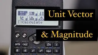How to find unit vector and magnitude?