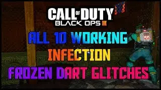 BO3 *ALL* 10 Working Frozen Dart Wallbreach Glitches On Infection...