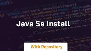 java se install