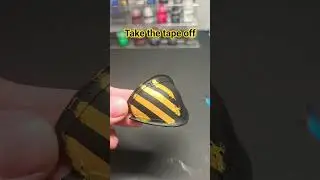 How to paint Hazard Stripes for miniatures #warhammer40k #miniatures #40k #spacemarine