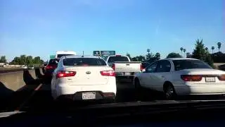 Typical Elk Grove Car Pool Traffic on Hwy 98