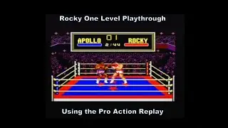 Rocky One Level Playthrough using the Pro Action Replay for the Master System :D #MasterSystem #Sega