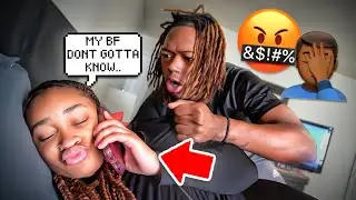 CHEATING IN FRONT OF MY CRAZY BF FACE PRANK😳! *GONE BAD*