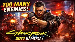 Trapped Inside a Hostile Building | Cyberpunk 2077 Action Gameplay | #4  #gaming #cyberpunk2077