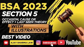section 5 bsa | bhartiya sakshya adhiniyam 2023| Every law student must know | AJAY SHARMA LAW