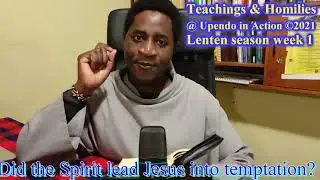 Why did the Spirit lead Jesus out into the desert? To be tempted?