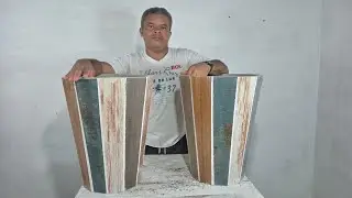 Como fazer vaso de porcelanato!