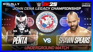 WWE 2K25: Penta vs. Shawn Spears - Underground | Full Highlights | ROG Ally Z1 Extreme