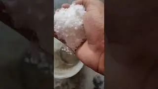 caustic soda & hydrogen🔥peroxide experiment  dont mix  😱|#shorts