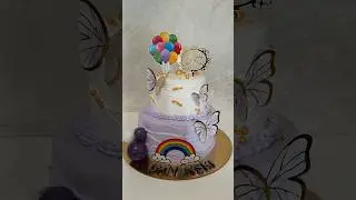 Butterflies, balloons & birthday magic 🦋🎈..#shorts #birthdaycake #birthday #cake #celebration #cakes