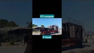 PTI container at D Chowk Islamabad Pakistan