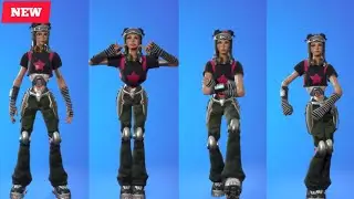 New Fortnite Renegade Runner Skin Showcase with Icon Series Dances & Emotes!