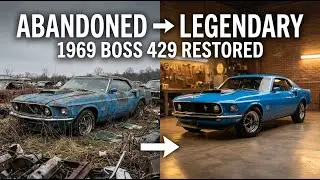 &ldquo;ASMR Full Restoration: Grabber Blue Ford Mustang Boss 429 1969 &ndash; From Abandoned to Factory-New&rdquo;