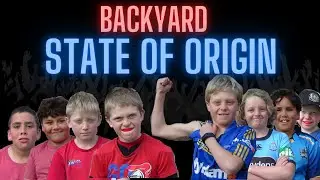 Backyard STATE OF ORIGIN!