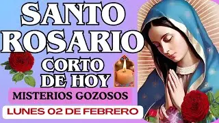 🌻 SANTO ROSARIO Corto de hoy lunes 02 de Febrero de 2026, Rezar Misterios GOZOSOS #santo #rosario