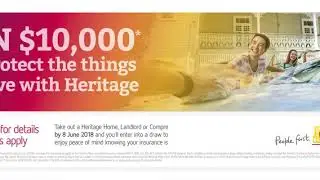 HERITAGE BANK - PROTECT THE THINGS YOU LOVE - LETTERBOX