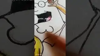 Family guy | All Family guy members drawing #shorts #familyguy #drawing