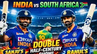 India vs Sa match highlights sanju rahul fire 🔥 