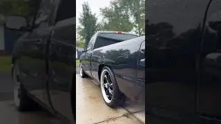 Lowered GMC Sierra RCSB #GMCsierra #NBS #loweredtrucks #slammedtrucks #sierra #silverado #chevy