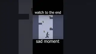Sad moment Stickman Dismounting #shorts