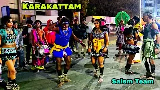 Salem Famous Karakattam Team | Adugodi Pallaki Festival Procession | Bengaluru