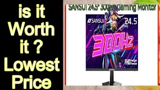 SANSUI 24.5 300Hz Gaming Monitor Features - Important Information