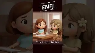 2.Always Strong. Quietly Broken. | ENFJ Loop. MBTI Loop Series #mbti #enfj #mindandstory  #animation