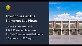 Townhouse at The Elements Las Pinas